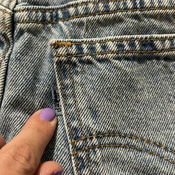 Levi’s 910 Vintage Rolled Hem Shorts Light Wash Classic Fit Women’s Size 9 JR - Picture 7 of 9